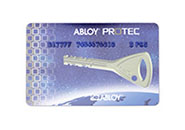 Sicherungskarte Abloy Protec